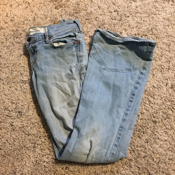 Abercrombie blue cute stretch jeans - Picture 1 of 8